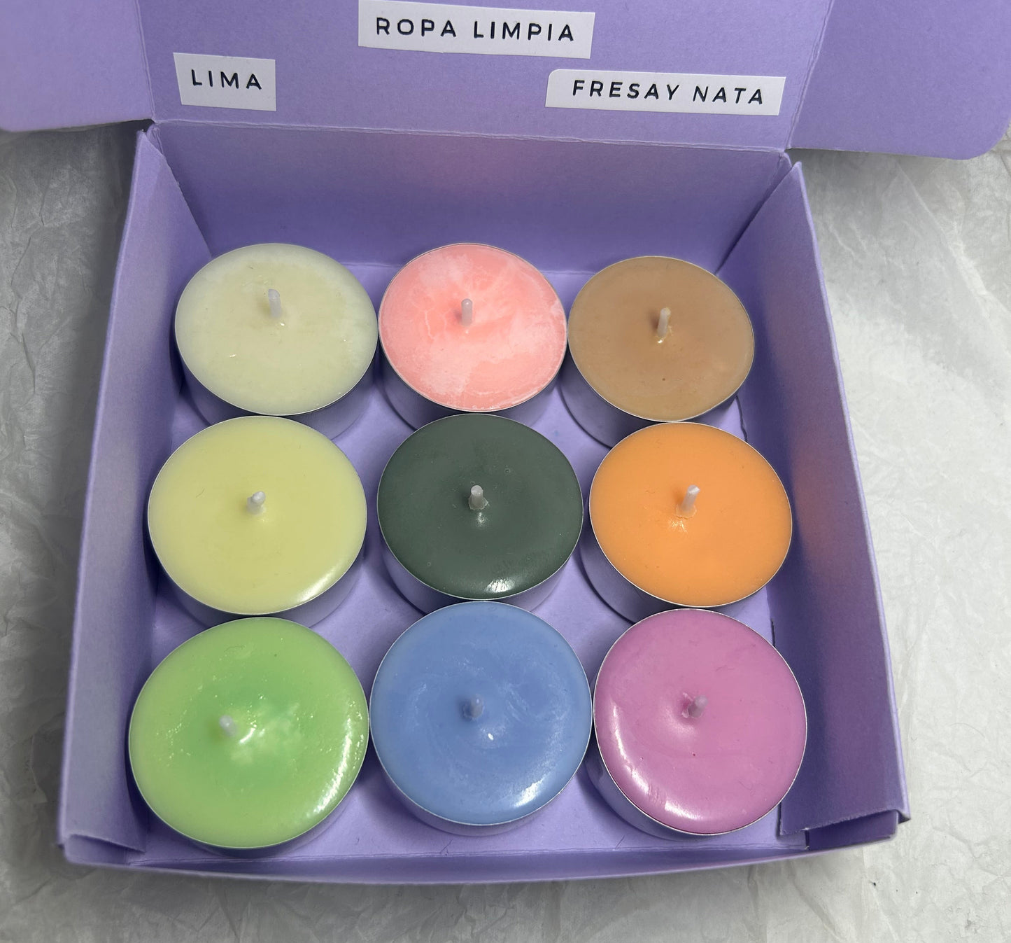 Pack degustación velas