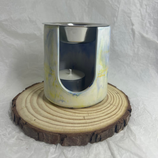 Quemador morado~amarillo