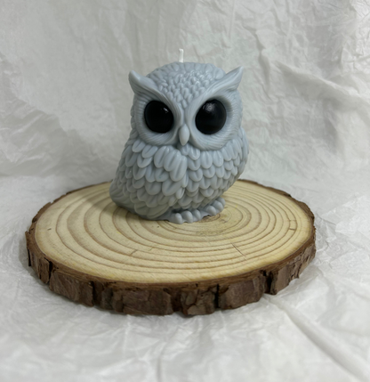 Vela decorativa de búho