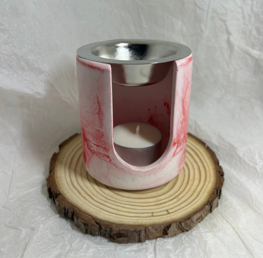 Quemador rojo difuminado