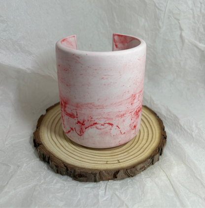 Quemador rojo difuminado