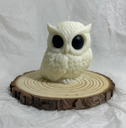 Vela decorativa de búho