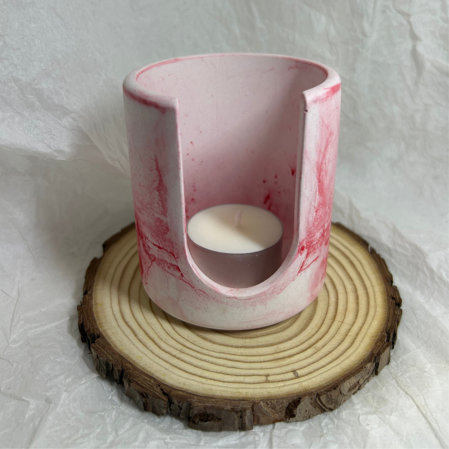 Quemador rojo difuminado